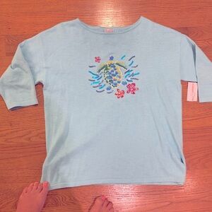 Sea Turtle lightweight sweater NWT